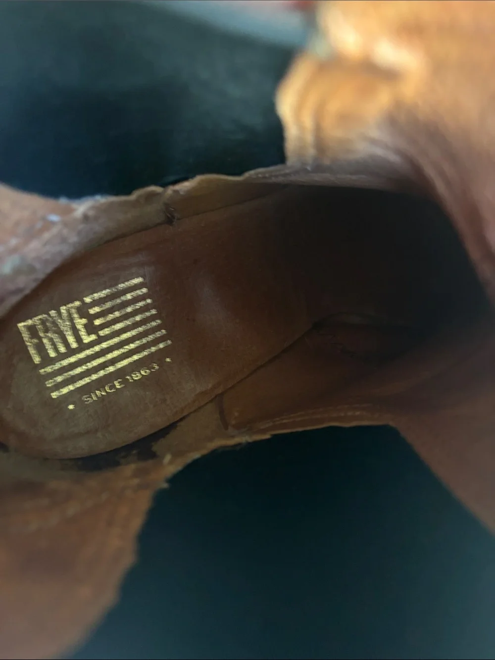 Frye brown leather